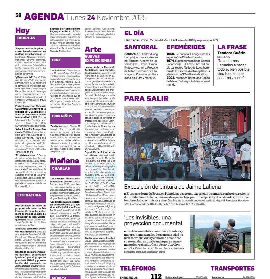 Bross, Pamplona (2025) · Diario Navarra