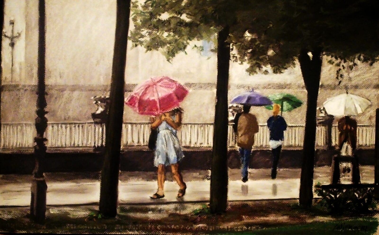 San Sebastián. Día de Lluvia